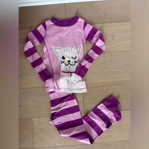 Cat Striped Pajamas